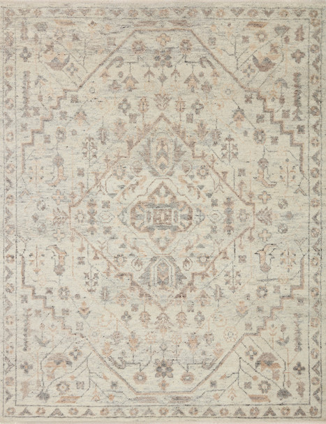 Loloi Marco Mco-02 Ivory / Taupe Hand Knotted Area Rugs