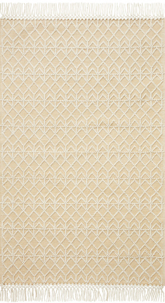 Loloi II Noelle Noe-06 Ivory / Gold Hand Woven Area Rugs