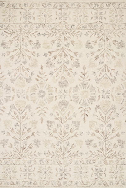 Loloi Norabel Nor-02 Ivory / Neutral Hooked Area Rugs