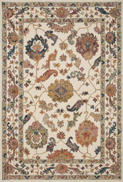 Loloi Padma Pma-01 White / Multi Hooked Area Rugs