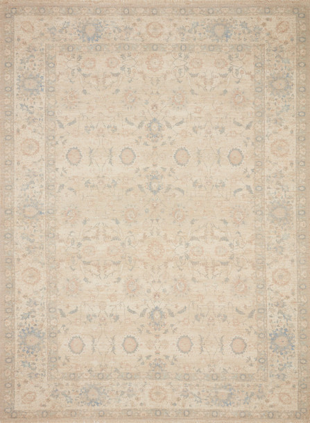 Loloi Priya Pry-05 Natural / Blue Hand Woven Area Rugs