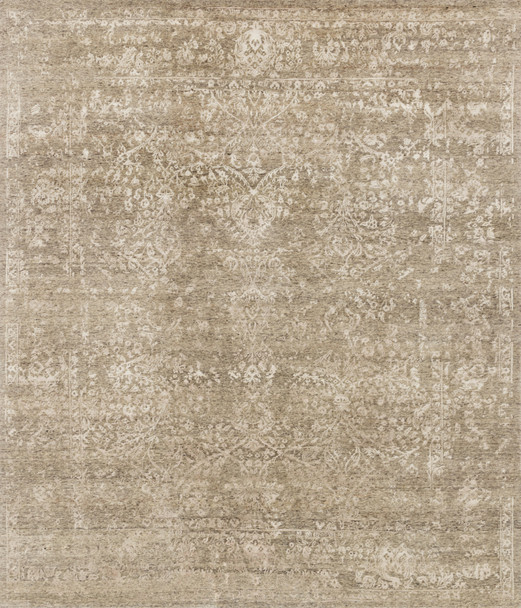 Loloi Pearl Pu-03 Stone / Pewter Hand Knotted Area Rugs