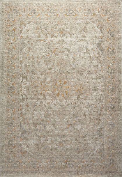 Loloi Rosemarie Roe-02 Ivory / Natural Power Loomed Area Rugs