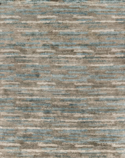 Loloi Transcend Td-04 Graphite / Blue Hand Knotted Area Rugs