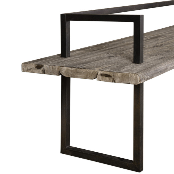 Uttermost Herbert Reclaimed Wood Bench