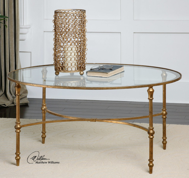 Uttermost Vitya Glass Coffee Table