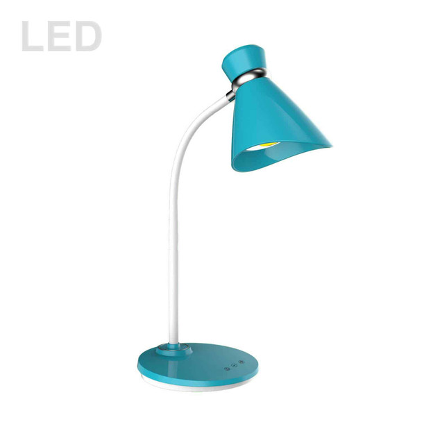 Dainolite 6w Desk Lamp, Blue - 132LEDT-BL