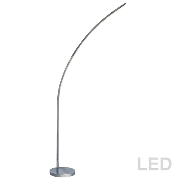 Dainolite 22w Floor Lamp Polished Chrome Finish - 412LEDF-PC