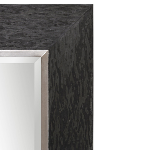 Uttermost Creston Oversized Mottled Black Mirror