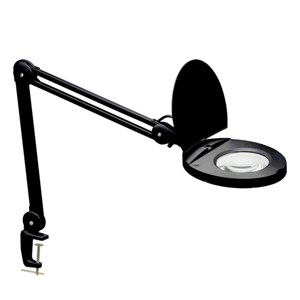 Dainolite Magnifier Black W/ 5d Lens +a Bracket - DMLED10-A-5D-BK