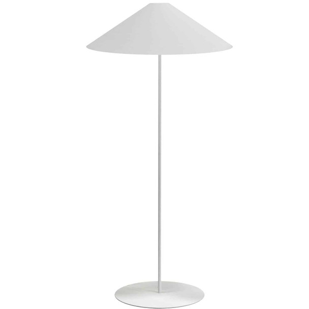 Dainolite 1lt Tapered Floor Lamp W/ Jtone White Shade - MM241F-WH-790