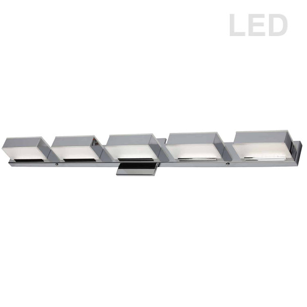 Dainolite 25w Led Wall Vanity, Polished Chrome Finish - VLD-215-5W-PC