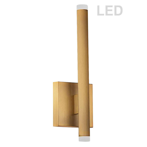 Dainolite 10w Wall Sconce, Agb With Wh Acrylic Diffuser - WLS-1410LEDW-AGB
