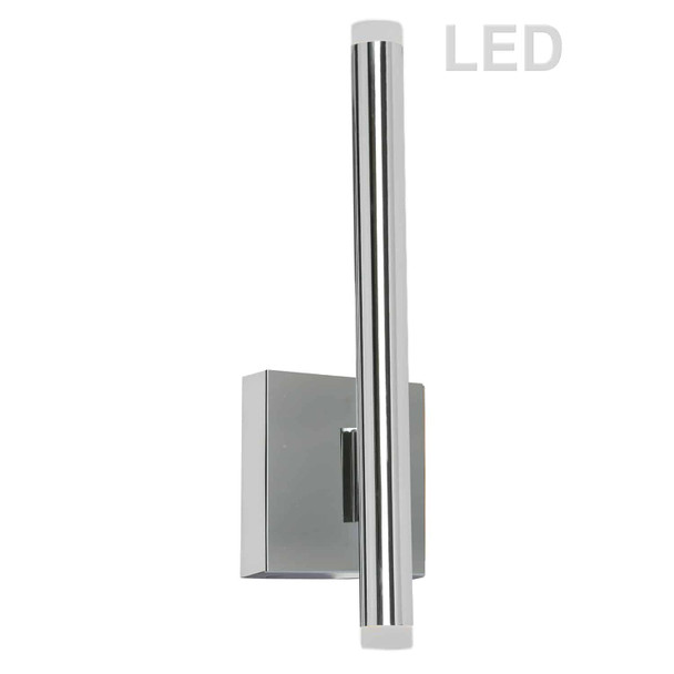 Dainolite 10w Wall Sconce, Pc With Wh Acrylic Diffuser - WLS-1410LEDW-PC