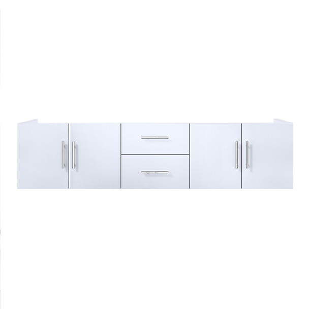 Geneva 72" Glossy White Vanity Cabinet Only