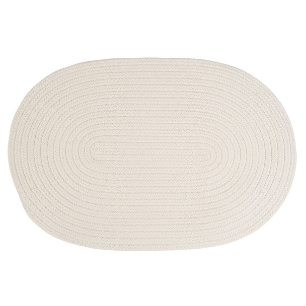 Colonial Mills Boca Dm10 White Area Rugs