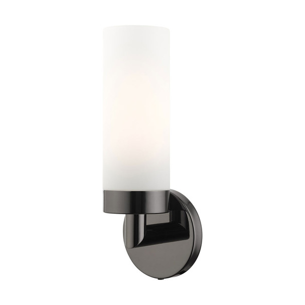 Livex Lighting 1 Lt Black Chrome Ada Single Sconce - 15071-46