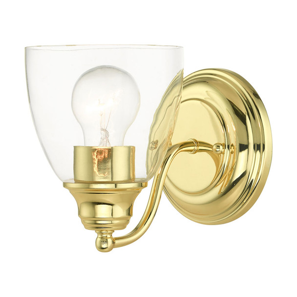 Livex Lighting 1 Lt Polished Brass Vanity Sconce - 15131-02