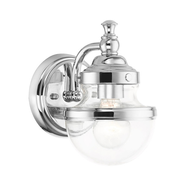 Livex Lighting 1 Lt Polished Chrome Wall Sconce - 17411-05