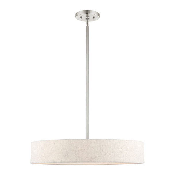 Livex Lighting 4 Lt Brushed Nickel Chandelier - 46034-91