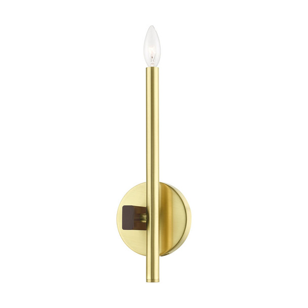 Livex Lighting 1 Lt Satin Brass  Ada Single Sconce - 49341-12