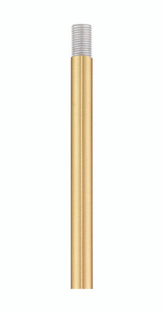 Livex Lighting Satin Brass 12" Length Rod Extension Stem - 56050-12