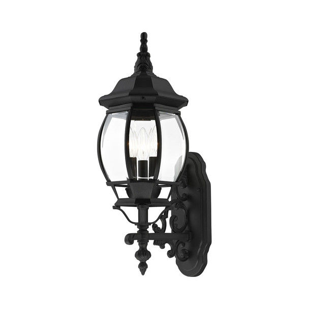 Livex Lighting 3 Lt Textured Black  Outdoor  Wall Lantern - 7524-14