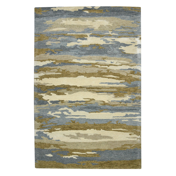 Amer Rugs Abstract Gunter ABS-5 Tan/Gray Hand-Tufted Area Rugs