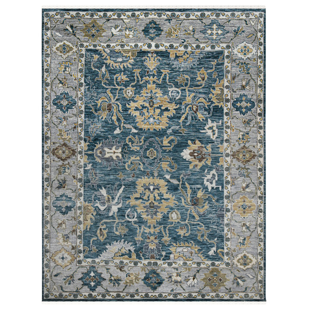 Amer Rugs Blu Spalding BLU-53 Blue Hand-Knotted Area Rugs