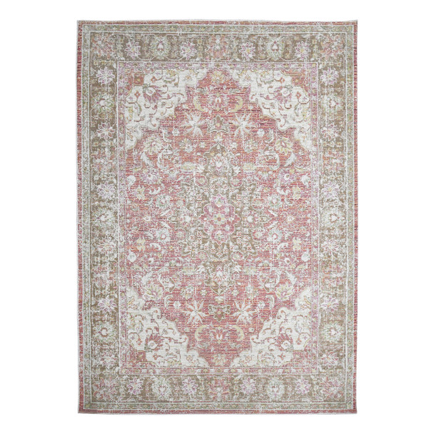 Amer Rugs Century Blythe CEN-23 Coral Power-Loomed Area Rugs