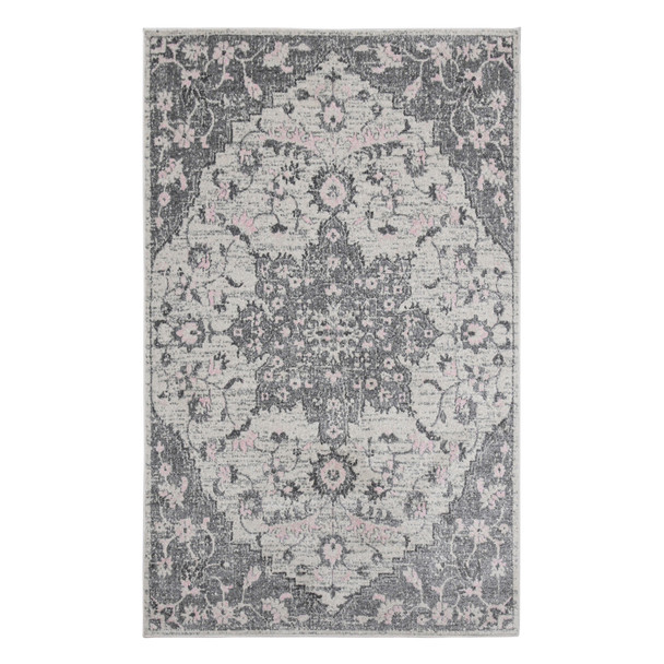 Amer Rugs Montana Herris MON-8 Gray Power-Loomed Area Rugs