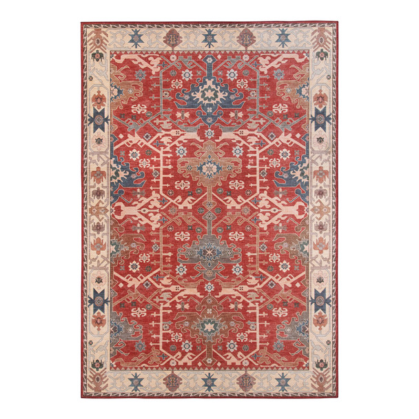 Amer Rugs Myra Jiselle MYR-12 Red Power-Loomed Area Rugs