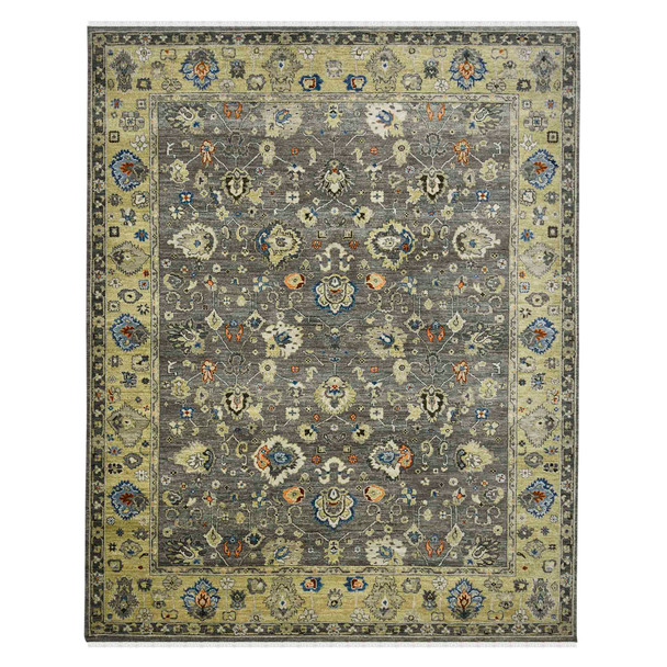 Amer Rugs Nuit Arabe Seka NUI-46 Taupe Hand-Knotted Area Rugs