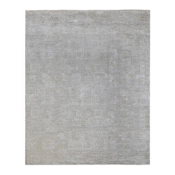 Amer Rugs Quartz Desoto QUA-2 Silver Hand-Knotted Area Rugs