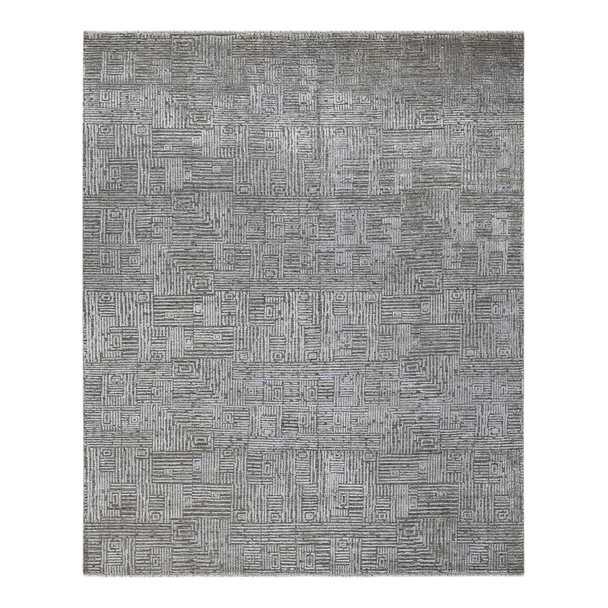 Amer Rugs Quartz Desoto QUA-4 Smoke Hand-Knotted Area Rugs