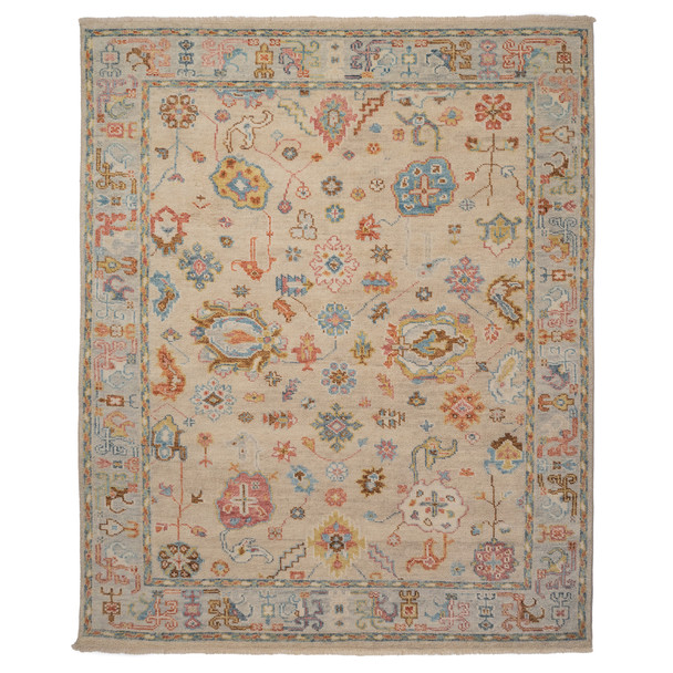 Capel Elan Beige Multi 1220_675 Hand Knotted Rugs