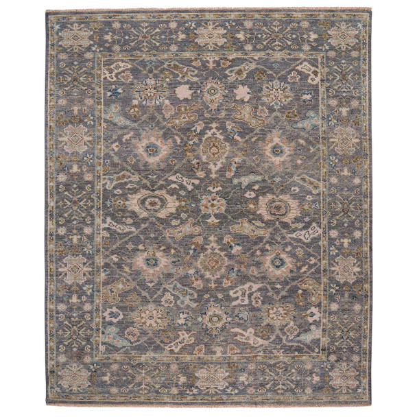 Capel Wentworth-Edison Charcoal 1222_345 Hand Knotted Rugs