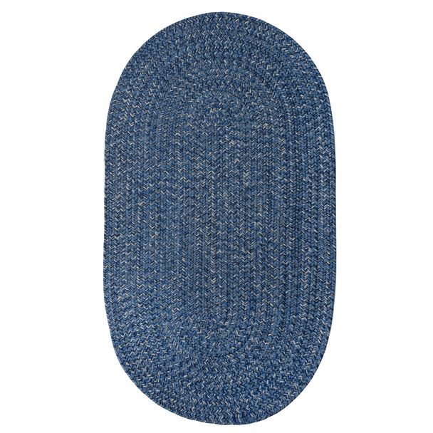 Capel Worcester Dark Blueprint 0224_475 Braided Rugs