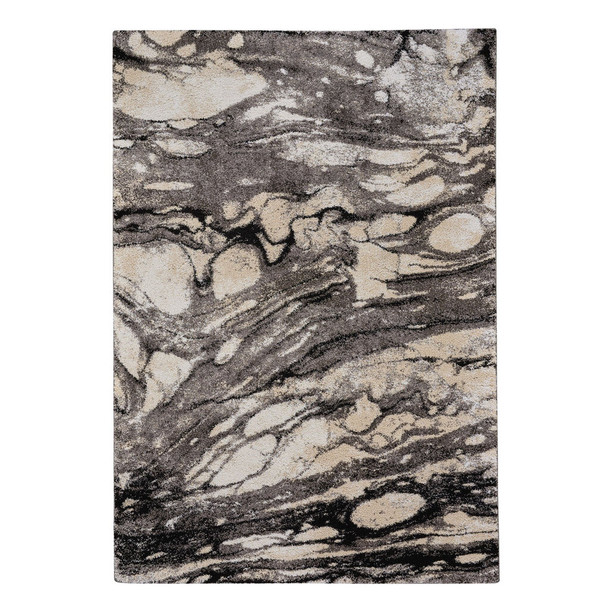 Capel Gravel-Marble Ore 2441_355 Machine Made - 3' 11" X 5' 6" Rectangle