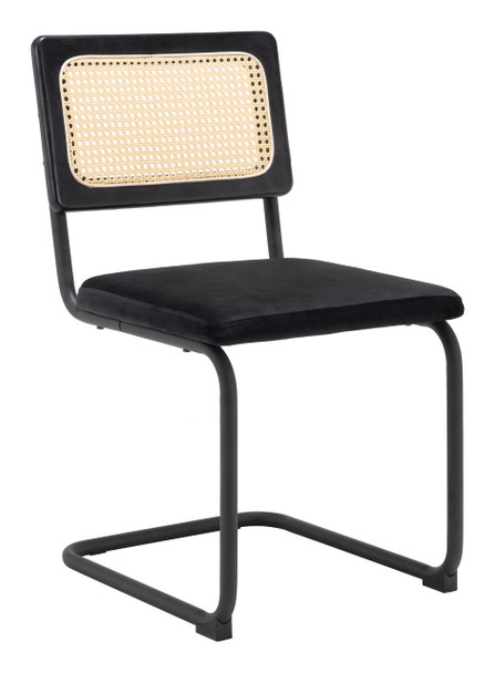 Cerro Dining Chair (Set of 2) Black & Natural