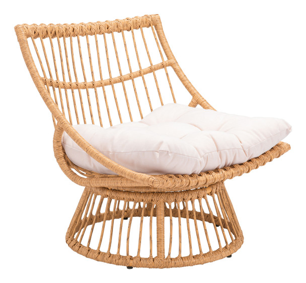 Franco Accent Chair Beige & Natural