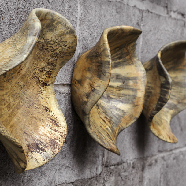 Uttermost Tamarine Wood Wall Art S/3