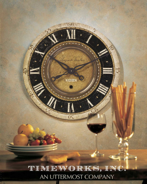 Uttermost Auguste Verdier 27" Wall Clock