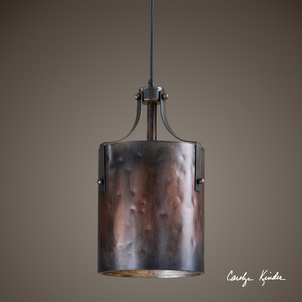 Uttermost Akron 1 Light Copper Mini Pendant