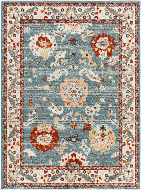 Surya Tevazu TVZ-2357 Traditional Machine Woven Area Rugs