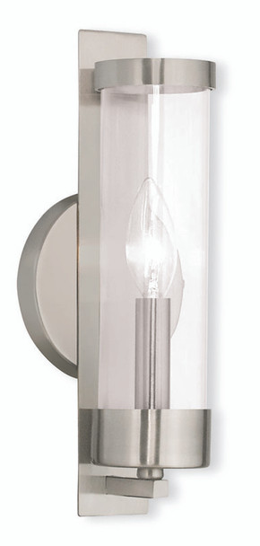 Livex Lighting 1 Light Brushed Nickel Wall Sconce - 10141-91