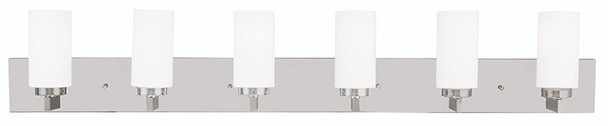 Livex Lighting 6 Light Polished Chrome Bath Light - 16376-05
