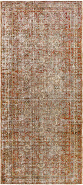 Surya Antique One Of A Kind AOOAK-1132  Hand Knotted - 5'9" X 12'8" Runner Area Rug