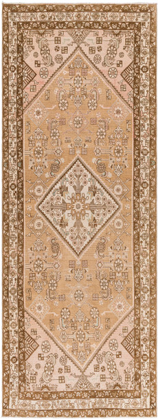 Surya Antique One Of A Kind AOOAK-1211  Hand Knotted - 3'8" X 9'9" Runner Area Rug