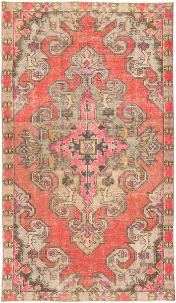 Surya Antique One Of A Kind OOAK-1057 Traditional Hand Knotted - 4'4" X 7'6" Rectangle Area Rug